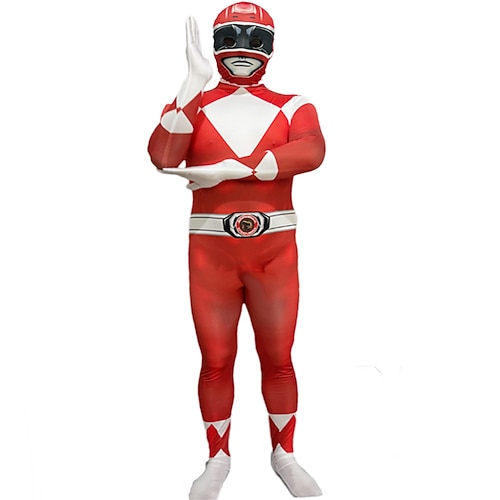 Buchwoche 2026 Mächtige Helden Tommy Oliver Cosplay Kostüm Overall Cosplay for Herren Damen Jungen Kinder Erwachsene Karneval Maskerade Veranstaltung / Fest Maskerade Image