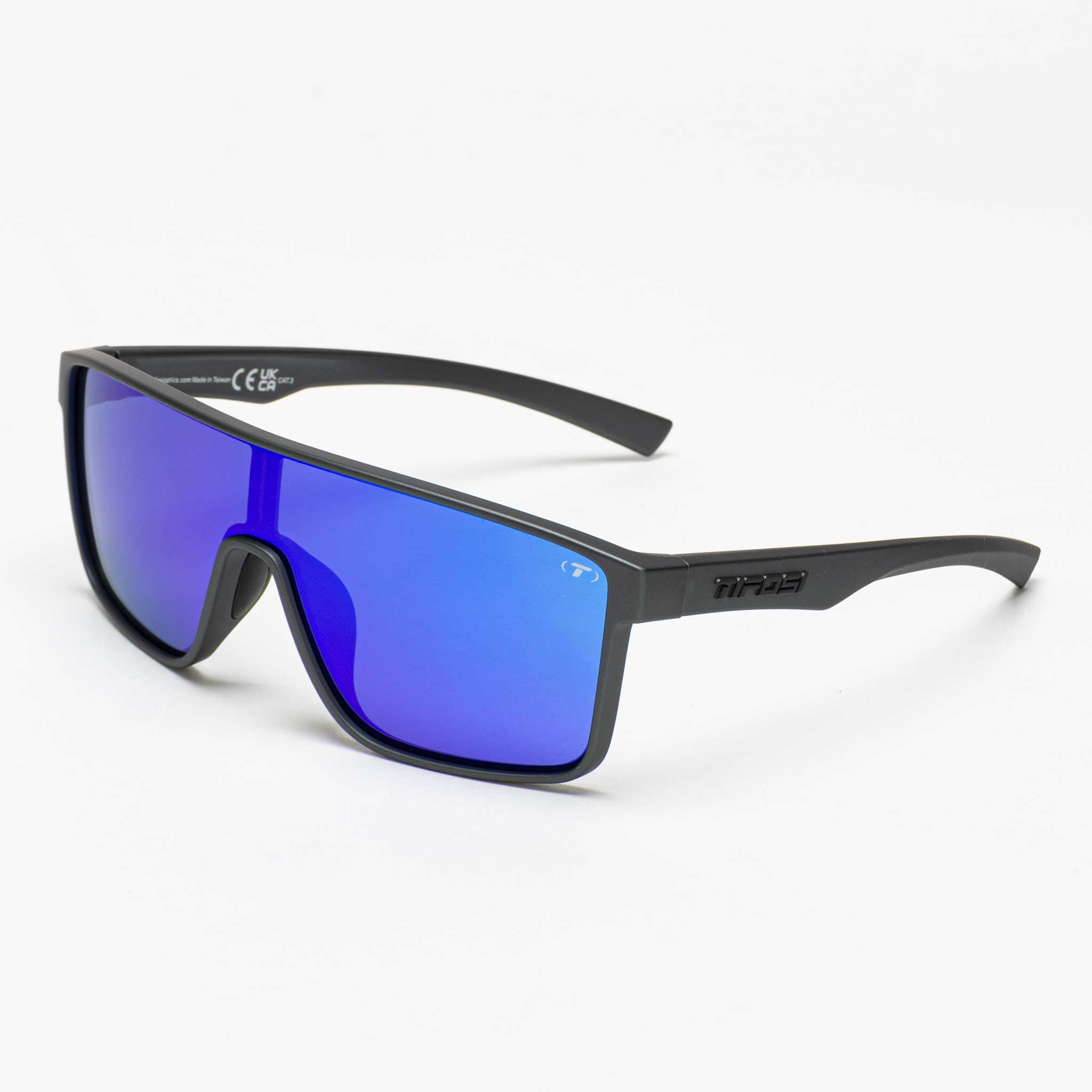 Tifosi Sanctum Sunglasses Sunglasses Matte Gunmetal/Cobalt Blue Mirror - Tifosi