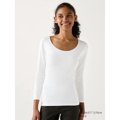 Uniqlo - Heattech Scoop Neck T-shirt - White - M