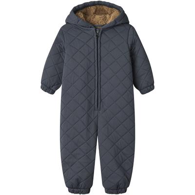 Schneeoverall WHEAT "Thermosuit Hayden", Baby, Gr. 92, N-Gr, blau (ink), Web, Obermaterial: 100% Polyester, gemustert, casual, normal, Langarm elastischer Bund, Overalls, wasserdicht Image