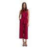 Overall BETTY BARCLAY "Betty Barclay Jumpsuit mit Eingrifftaschen", Damen, Gr. 46, Normalgrößen, rot (beet rot), Obermaterial: 88% Polyester, 12% Elasthan., feminin, figurumspielend, Rundhals, ohne Ärmel, Overalls, Form