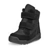 Snowboots ECCO "Winterstiefel URBAN MINI", Kinder, Gr. 24, schwarz, Veloursleder, Textil, sportlich, Schuhe, Winterboots, Klettstiefel, Winterstiefel mit Klettriemchen, GORE-TEX