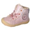 Lauflernschuh PEPINO BY RICOSTA "Georgie WMS: Normal", Kinder, Gr. 20, rosa (rosa, grau), Leder, casual, Schuhe, Winterschuh mit Weiten-Meßsystem, Größenschablone zum Download