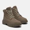Schnürboots TIMBERLAND "GREYFIELD MID LACE UP BOOT", Gr. 38, braun (medium braun nubuck), Leder, sportlich, Schuhe, Winterstiefel, Schnürstiefel, Winterschuhe