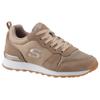 Sneaker SKECHERS "OG 85 - GOLDN GURL", Damen, Gr. 38, braun (hellbraun), Veloursleder, Textil, Synthetik, sportlich, Schuhe, Schnürschuh, Original-Retro-Jogginschuh mit Air-Cooled Memory Foam