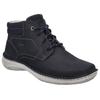 Winterboots JOSEF SEIBEL "New Anvers 09", Herren, Gr. 42, blau (dunkelblau, kombi), Leder, casual, Schuhe, Schnürboots, Freizeitschuh, Winterstiefel in Schuhweite K