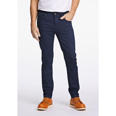 5-Pocket-Jeans BISON "BISON Jeans", Herren, Gr. 33, Länge 36, blau (fine blau), Oberstoff: 40, 7% Viskose, 35, 3% Baumwolle, 22, 3% Polyester, 1, 7% Elasthan, Jeans Image