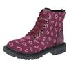 Stiefel LICO "Trendstiefel Malati", Gr. 33, rot, Veloursleder, Schuhe