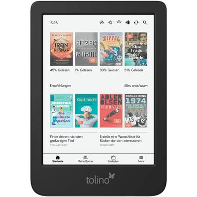 TOLINO E-Book "shine color" Tablets/E-Book Reader schwarz