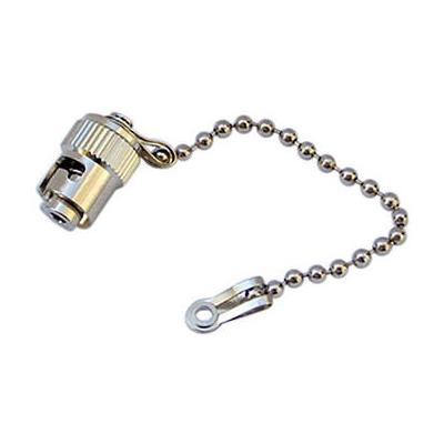 Camplex ST Fiber Connector Metal Dust Cap with Chain for Chassis (100-Pack) HF-STDC-WC-100PK