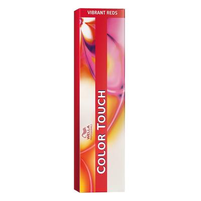 Wella Professionals Color Touch Pure Naturals Haarfarbe Nr. 44/65 Mittelbraun Int. Violett-Mahagoni 60 ml Schwarz Image