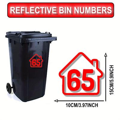 TEMU Custom Address Labels With Reflective House Numbers - 65 Image