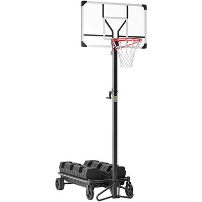 Sportnow - Basketballkorb Outdoor mit Ständer, 130-310 cm höhenverstellbar Basketballständer