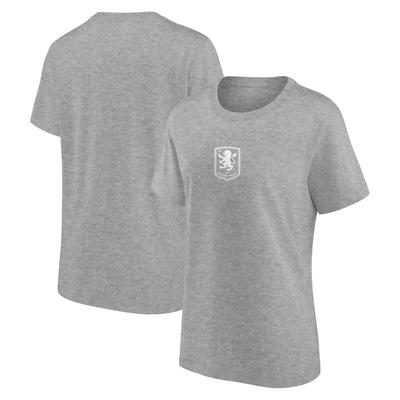 Aston Villa Mono Logo Graphic T-Shirt – Sportgrau – Damen Image