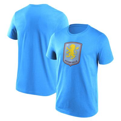Aston Villa Primary Logo Graphic T-Shirt – Himmelblau – Herren Image
