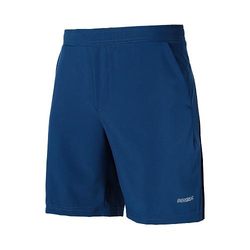 BERGRISAR Herren Laufshorts Laufhose Lang Kurz 2 in 1 Futter Elastischer Bund Shorts Sportlich Sommer Spandex Reflektierend Schnelltrocknend Feuchtigkeitsabsorbierendes Mittel Atmungsaktiv Wandern Image