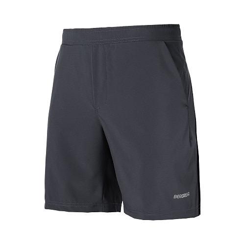 BERGRISAR Herren Laufshorts Laufhose Lang Kurz 2 in 1 Futter Elastischer Bund Shorts Sportlich Sommer Spandex Reflektierend Schnelltrocknend Feuchtigkeitsabsorbierendes Mittel Atmungsaktiv Wandern Image