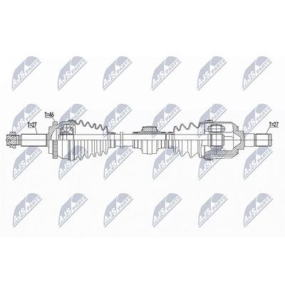 Nty Antriebswelle [Hersteller-Nr. NPW-HY-557] für Hyundai, Kia Image