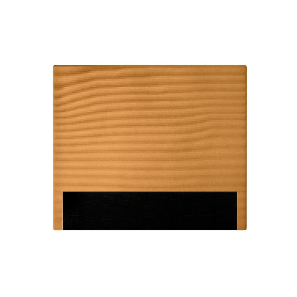 Tête de lit en velours côtelé - 140cm - Jaune