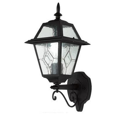 Außen-Wandleuchte HAVIT LIGHTING "Bristol", schwarz, B:21cm H:35cm T:21cm Ø:21cm, Lampen