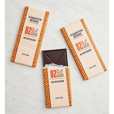 Scharffen Berger® 82% Cacao Extra Dark Chocolate Bars - 3 Pack, Family Item Food Gourmet Candy Confections Chocolate, Sweets by Harry & David