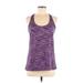 Beverly Hills Polo Club Active Tank Top: Purple Activewear - Women's Size Medium