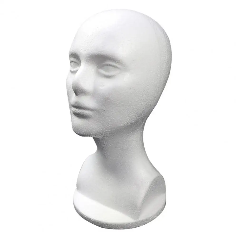 Testa di manichino in schiuma modello femminile espositore parrucche cappelli gioielli porta occhiali salone negozio barbiere testa in schiuma