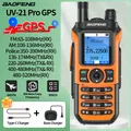 Baofeng UV-21 GPS Walkie Talkie portatile a lungo raggio Mutli-Band Wireless Copy Frequency Amateur Type-C Charger Upgrade UV-17 PRO
