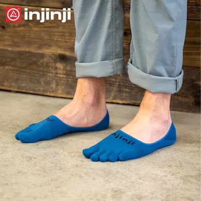 Injinji sports casual five-finger socks breathable quick-drying fashion socks for men and women in summer.