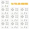 10Sets/5/1 Set Silicone Conductive Rubber Pads for PS4 Controller, Buttons Repair Replacement Part for PS 4