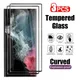 3 pezzi di vetro temperato curvo per Samsung Galaxy S25 S23 S21 S24 Ultra S20 Plus protezione dello schermo per Samsung Note 9 10 20 S10 S9