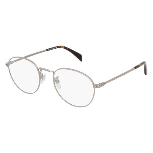 David Beckham DB 1015 Herren-Brille inkl. Gläser Vollrand Rund Metall-Gestell 52mm/21mm/150mm, silber