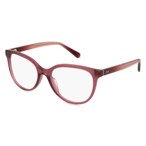 Coach 0HC6236U Damen-Brille inkl. Gläser Vollrand Eckig Acetat-Gestell 55mm/18mm/145mm, rot