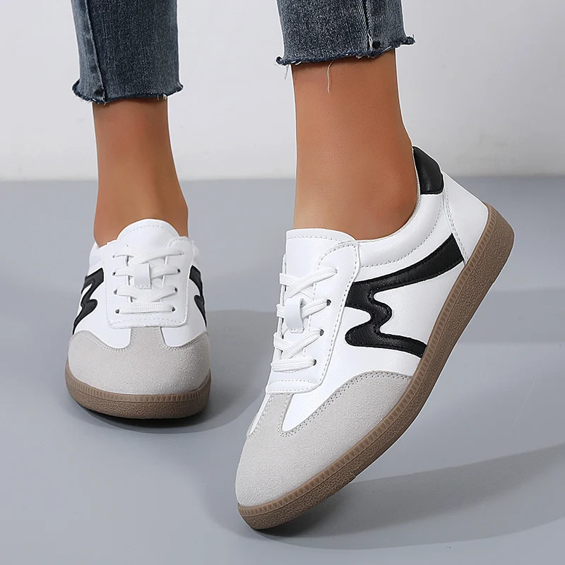 Frauen lässig Turnschuhe Wohnungen Schuhe Klassiker bequeme Outdoor-Skateboard Schuhe Damen Sportschuhe Größe 35-44