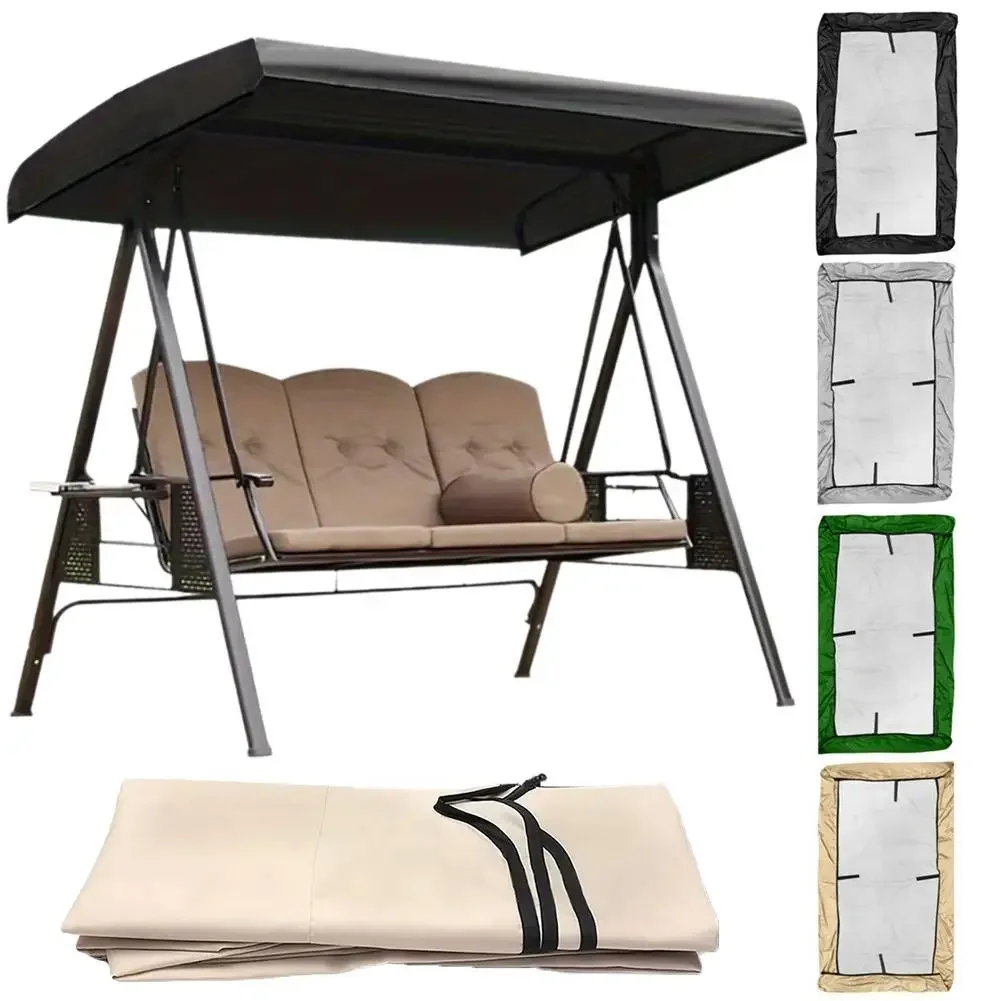 191*120*18cm Schaukel Stuhl Abdeckung Wasser Und Staub Proof Sonnenschirm Baldachin Sommer Für Outdoor Garten Spielplatz schaukel Stuhl Abdeckung Image