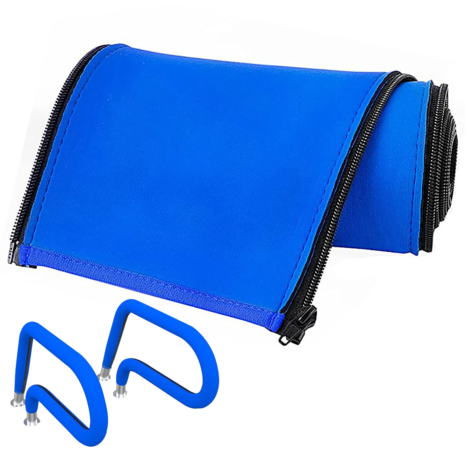 Couverture de poignée de piscine en néoprène, couvercle de poignée de piscine avec fermeture éclair, pour échelle de piscine, manchon antidérapant