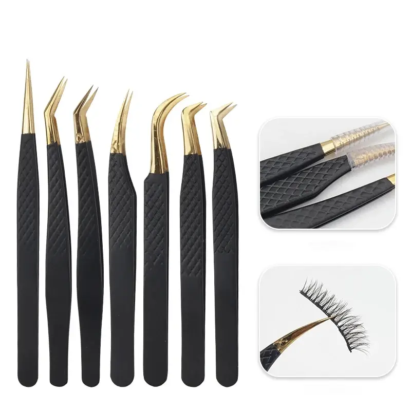 Pince à épiler haute précision en acier inoxydable pour femme, accessoire de maquillage, outil de beauté, 1 pièce