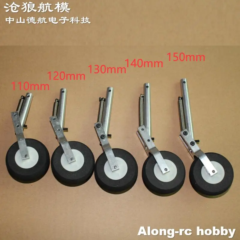 110 120 130 140 150mm Eine Frühling Kniend Fahrwerk Wurm Schock Dämpfung Stativ Geeignet für RC Flugzeug Jet flugzeug DIY Teil Image