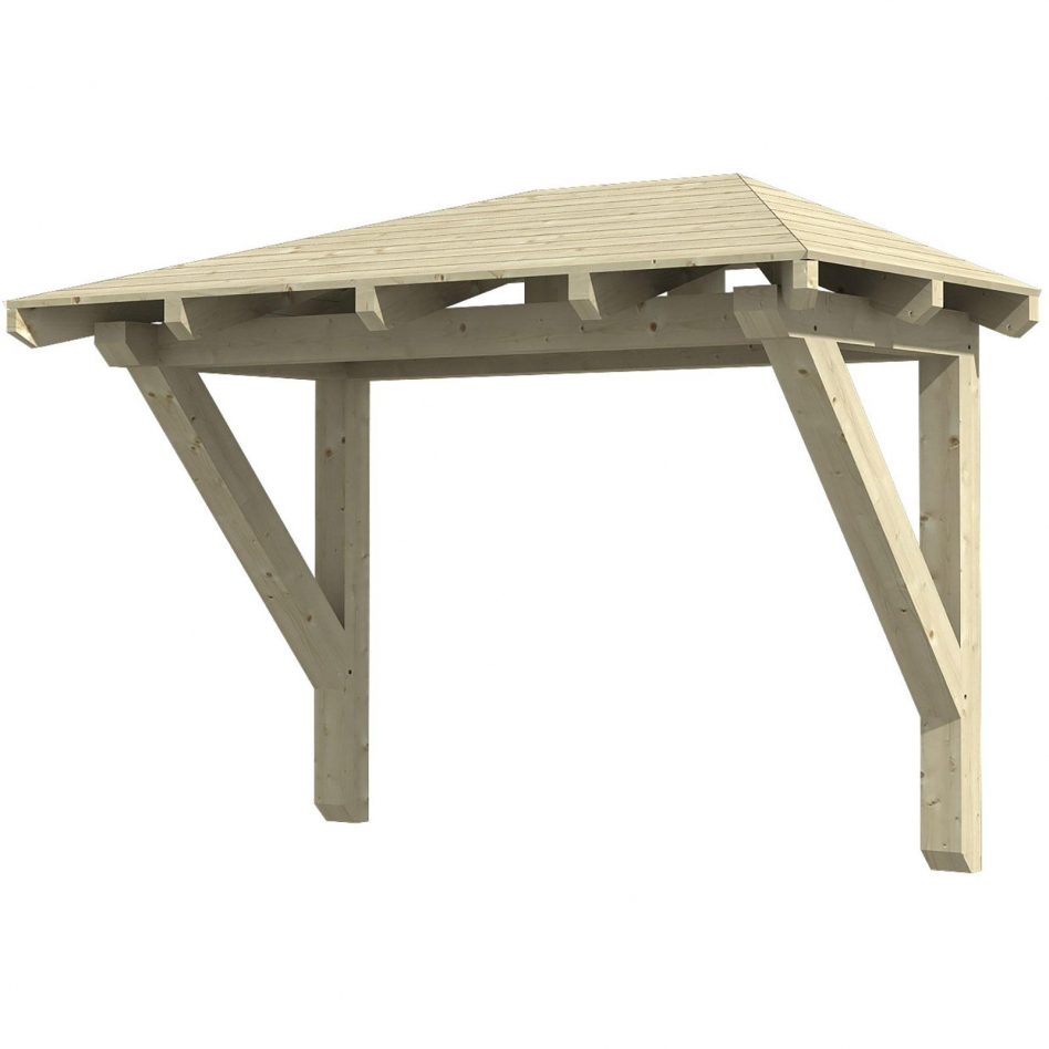 Skan Holz Vordach Wismar Dach Natur, Typ 1 Image