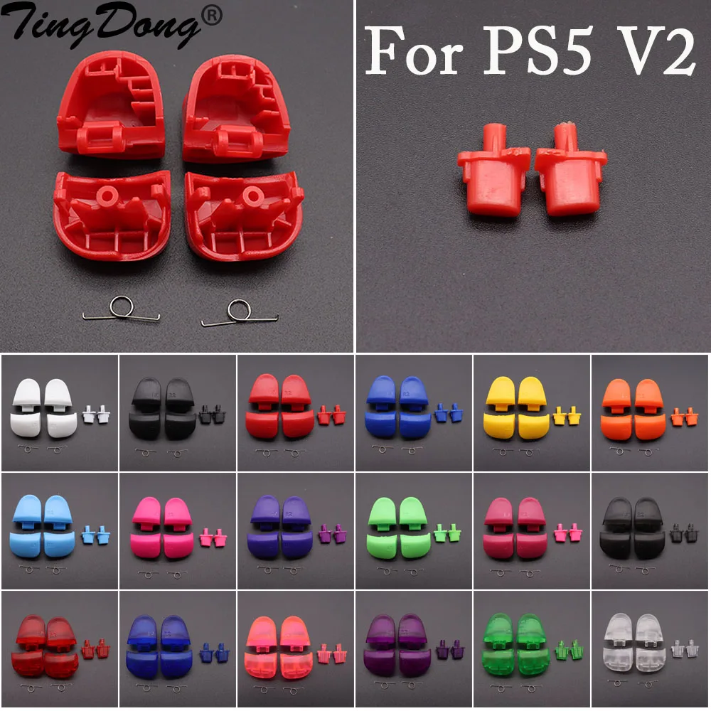 Für ps5 v2 v2.0 BDM-020 controller l1 r1 l2 r2 Trigger Schulter knöpfe & Feder satz Zubehör ersetzen Image