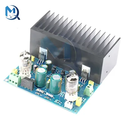 AC12-18V 2-Kanal Stereo 6J1 Rohr LM1875 Power Verstärker HIFI Vakuum Rohr Kurzschluss Schutz Image