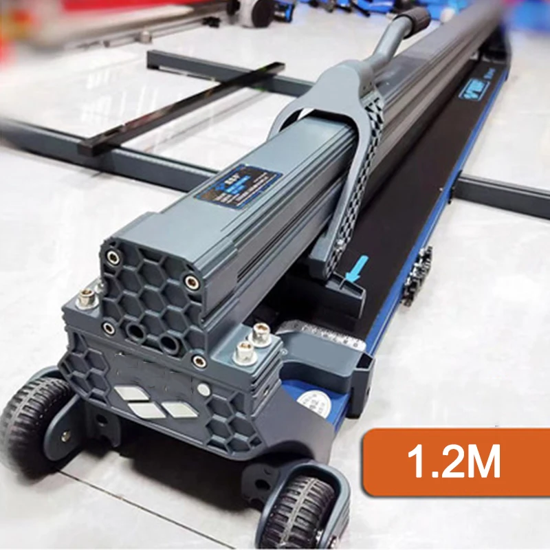 Tragbare Steins chneide maschine 1,2 m Wasser messer Track Push Broaches manuelle Desktop Fliesen Schiefers ch neider Schneidwerk zeuge 45 Grad Image