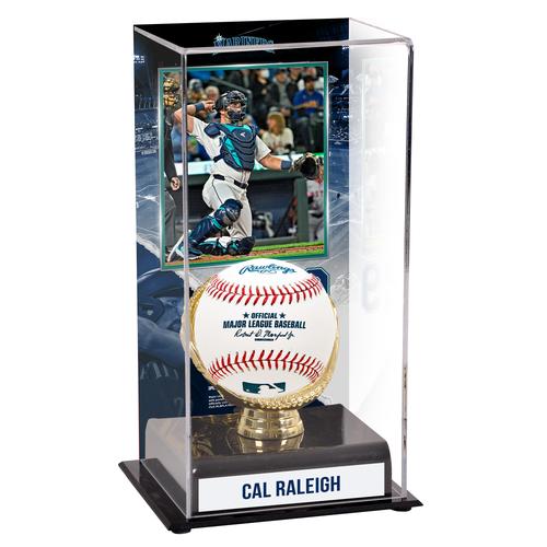 Cal Raleigh Seattle Mariners Sublimierte Vitrine mit Bild