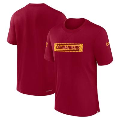 Burgunderrotes Nike Washington Commanders Sideline Player Performance-T-Shirt für Herren Image