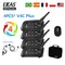 EJEAS 4PCS V4C PLUS 1500M Full Duplex Bluetooth Headphone Conference Interphone + Handbag Football