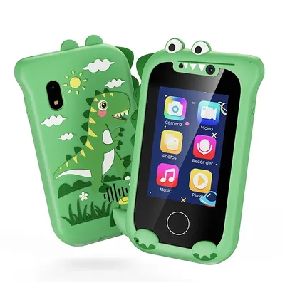Kids Smart Toy Phone Toddler Touchscreen Game Phone MP3 Music Player with Dual Camera for Girl Boy