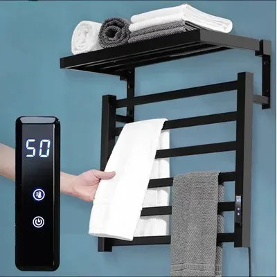 Quality Bathroom Electric Bath Towel Heating Shelf Rack Dryer Heated Sterilization