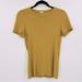 J. Crew Tops | J. Crew | Mustard Yellow Crewneck T-Shirt Size Medium | Color: Gold/Yellow | Size: M