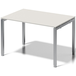 Bisley Schreibtisch Cito BxTxH 120x80x65-85cm grauweiß Gestell silber Image