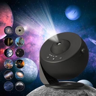 TEMU Galaxy Projector For Bedroom, Hd Projector Galaxy Light Adjustable Knob, 13 Film Discs Planetarium Projector